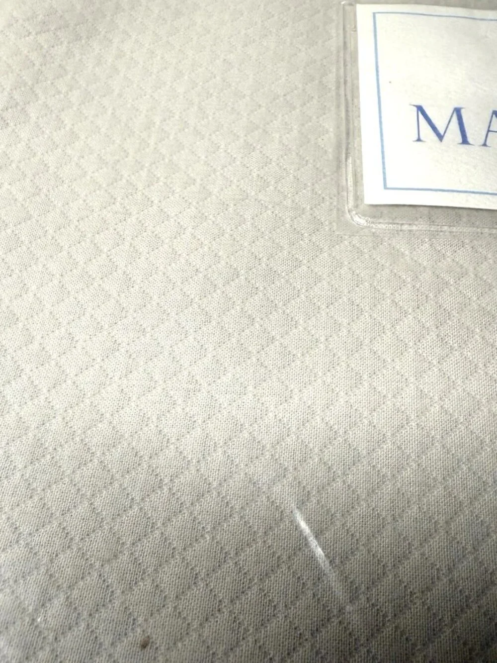 Matouk Savannah Gardens Napkins Set of 4 White 22x22 Scalloped Made USA